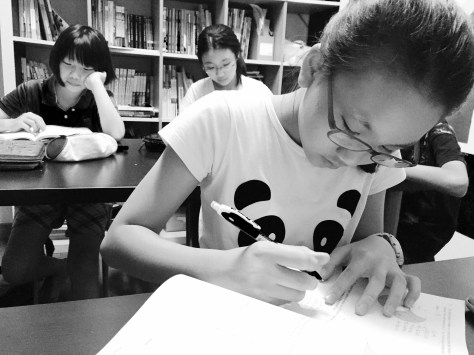 PSLE Student doing MOE SEAB Syllabus PSLE Mathematics Singapore in Tampines Tuition Centre Class